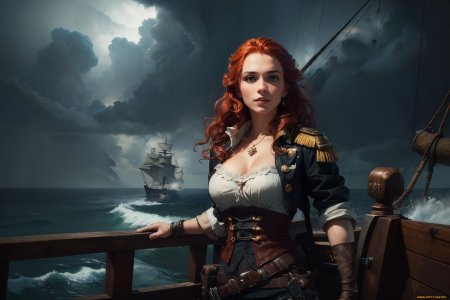 Девушка пиратка