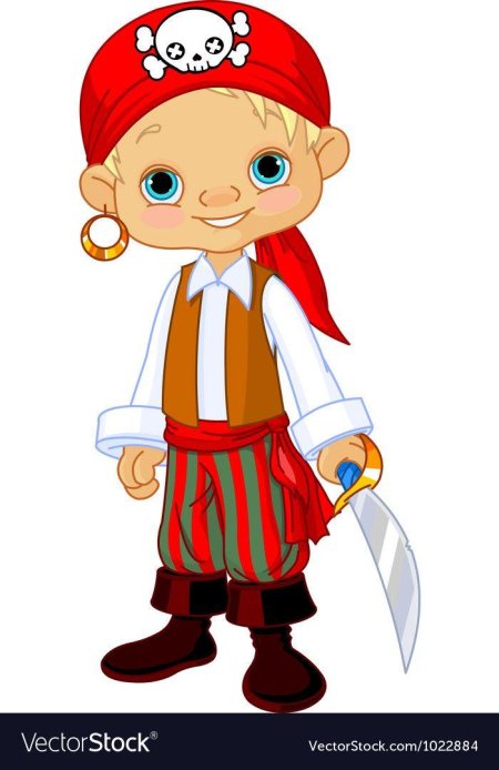 Пират мультяшный