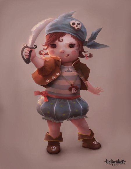 Дети пираты арт