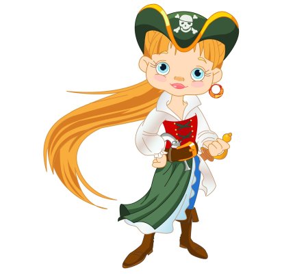Мультяшные пираты девочки
