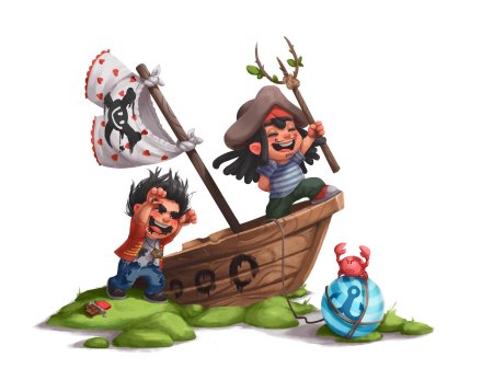 Пират мультяшный