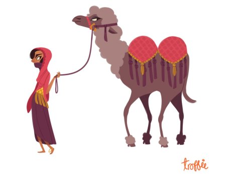 Араб на верблюде