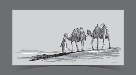 Пустыня рисунок