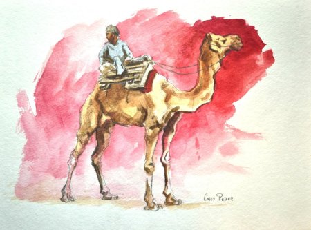 Акварельная картина