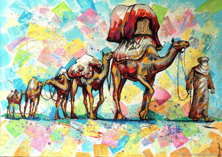 Верблюд караван шелковый путь