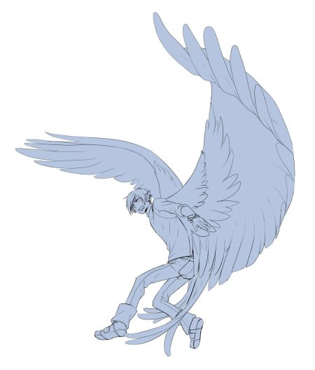 Крылья референс ангела