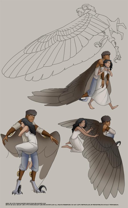 Человек с крыльями референс