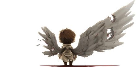 Кастиэль с крыльями