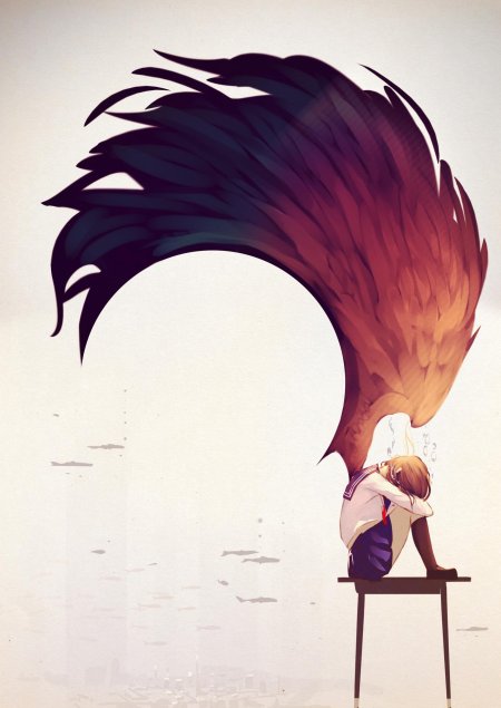 Крылья аниме