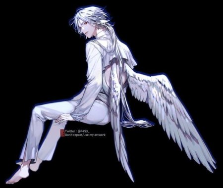 Ангел аниме парень