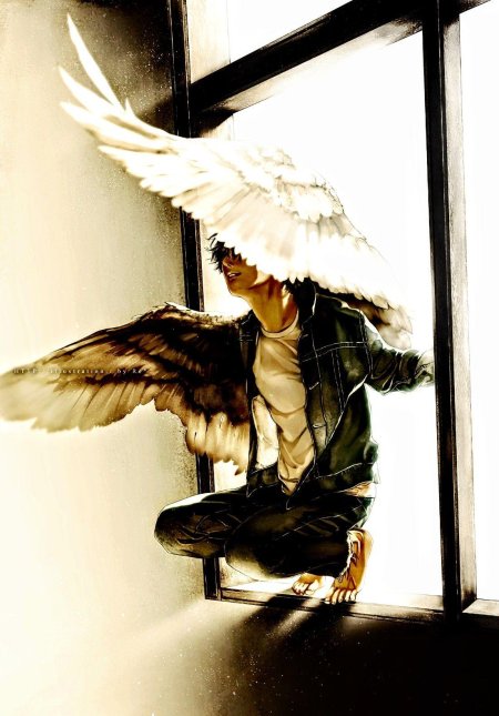 Парень с крыльями