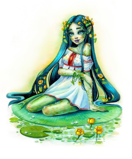 Мавка арт славянская мифология