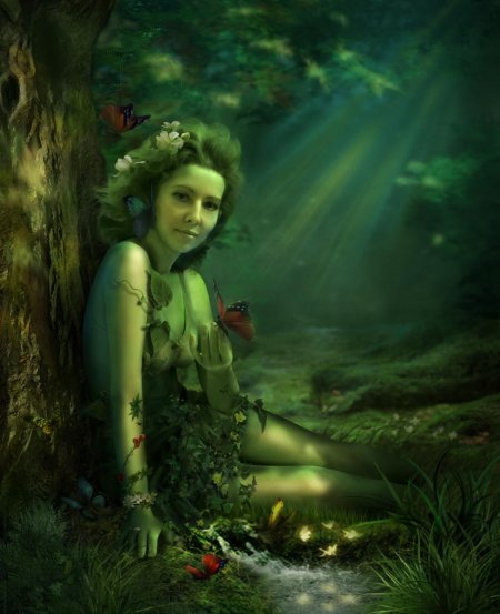 Дриада нимфа