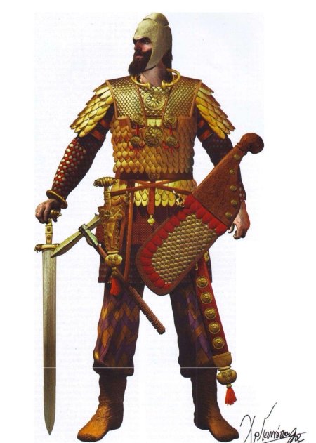 Доспехи воинов древней персии