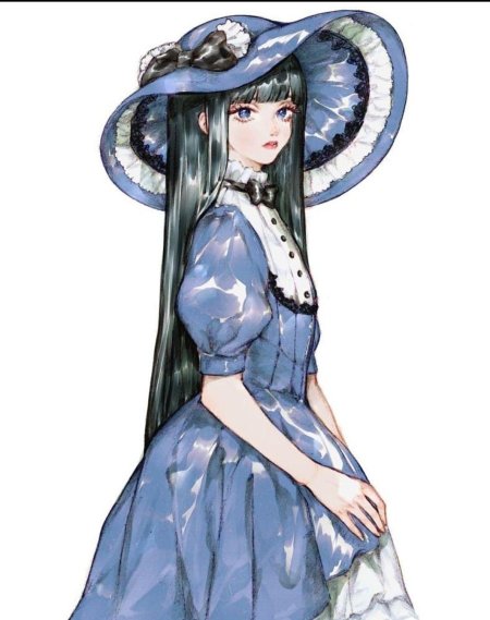 Красивая аниме девушка