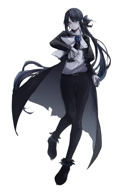 Аниме черное