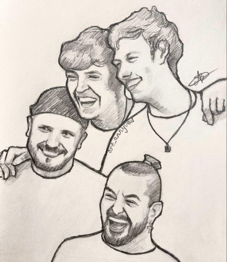 Арсений попов и антон шастун рисунки