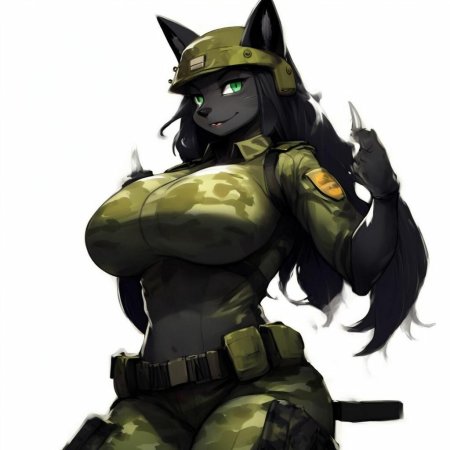 Фурри с большой грудью