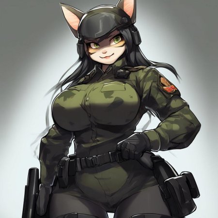 Фурри с большими