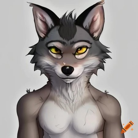 Волк фурри арт