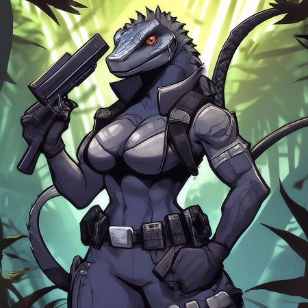 Индоминус раптор фурри