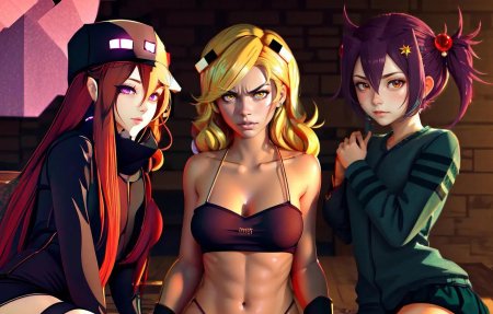 Нейро арт девушки