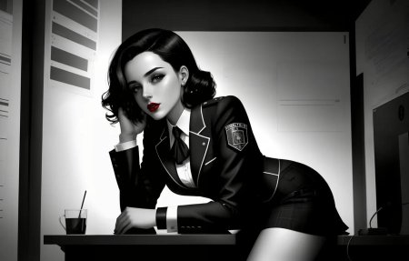 Детектив Нуар киберпанк