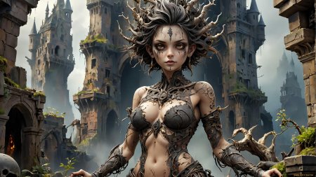 Красивая девушка фэнтези