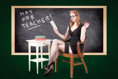 Фотосессия учительницы