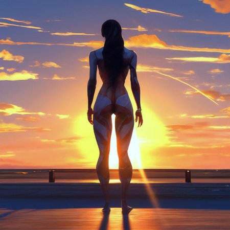 Женская фигура сзади