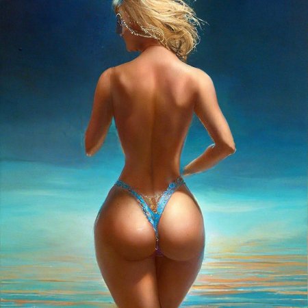 Фигура голой девушки