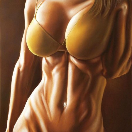 Красивое голое тело женщины