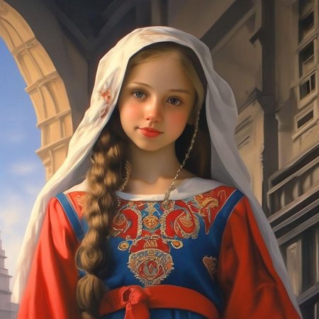 Красивая русская девочка