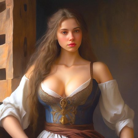 Девушка из средневековья