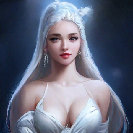 Девушка в белом