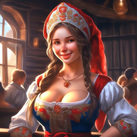 Древнерусская девушка