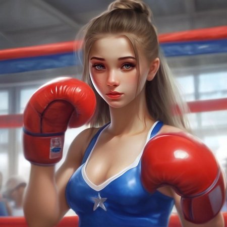 Бокс девушек