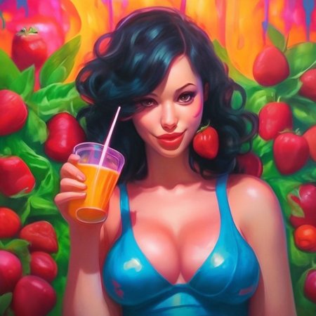 Сочная девушка