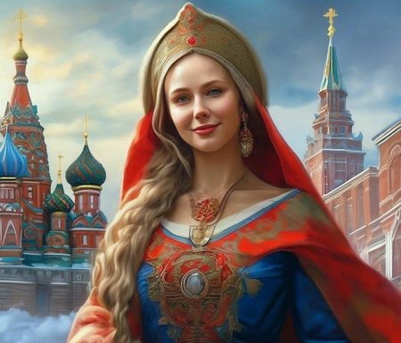Россия девушка