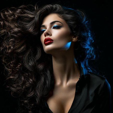 Волосы локоны