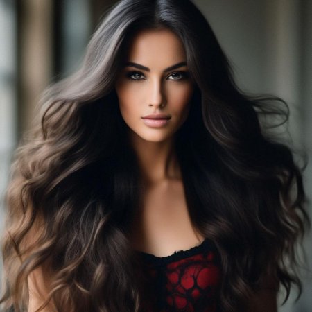 Красивая брюнетка