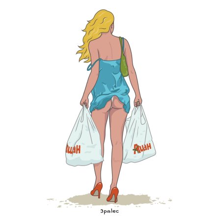 Девушка иллюстрация