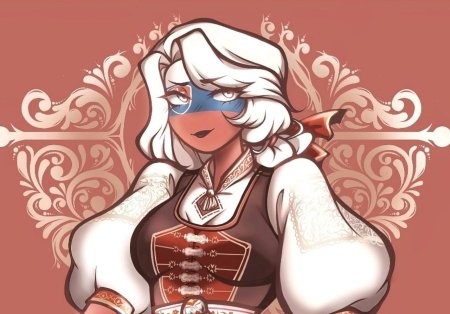 Countryhumans Словакия девушка