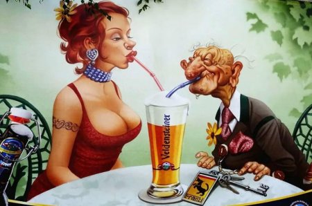 Прикольные рисунки женщин