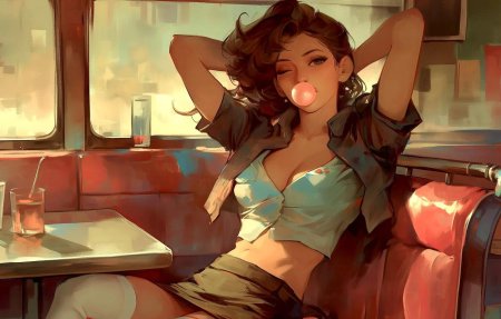 Девушка арт