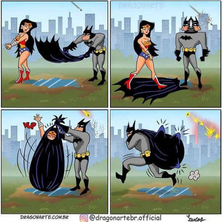 Комикс про супергероев