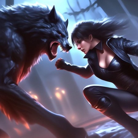 Победил оборотня и сделал своей женой аниме