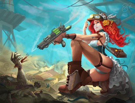 Стимпанк девушки