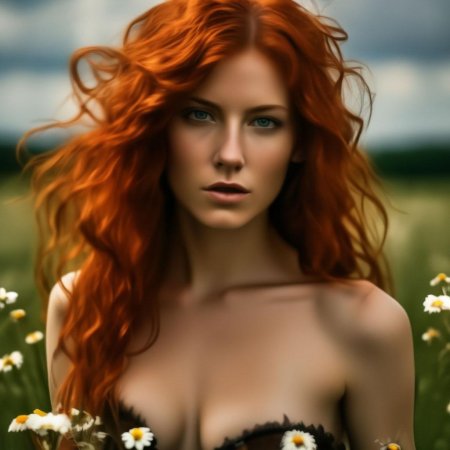 Женщина с рыжими волосами