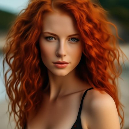 Рыжие модели